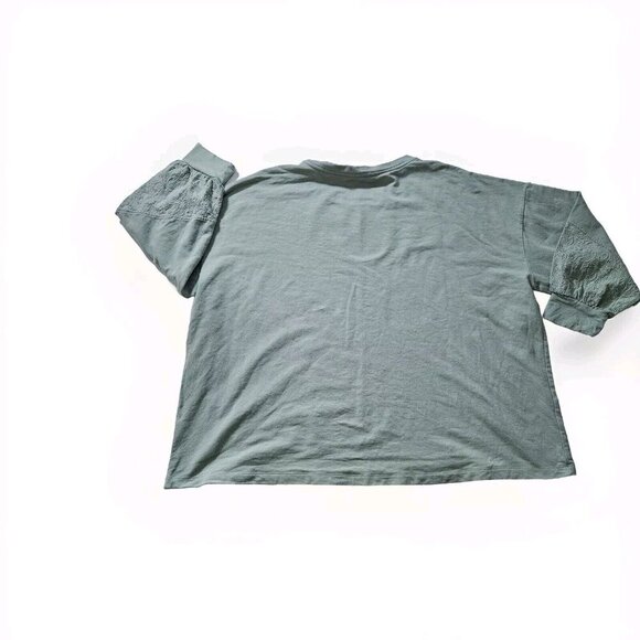 Top Womens 4X Lot of 2 Green Penningtons Melissa McCarthy Seven 7 LS Lagenlook - Picture 6 of 16